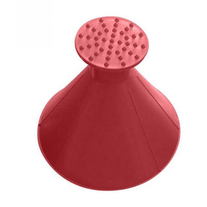 2020 gratta ghiaccio nuovo inverno auto auto finestra magica parabrezza auto raschietto per ghiaccio A forma di imbuto rimozione della neve Deicer cono strumento raschiando un rotondo: rosso