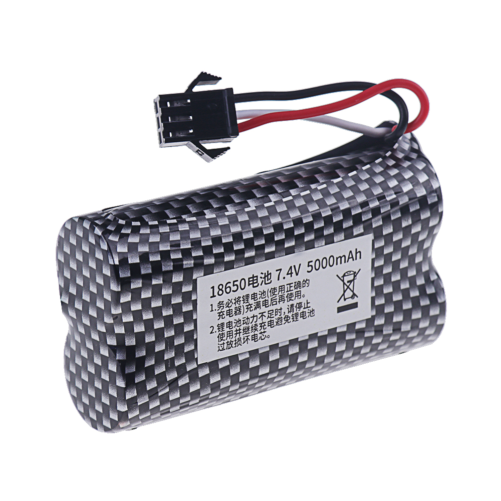 7.4V 5000mah Battery Charger MN82 Remote Control Car Battery MN128 MN78 LC79 for Watch Gesture Sensing Twisted RC stunt car SM3p: PURPLE