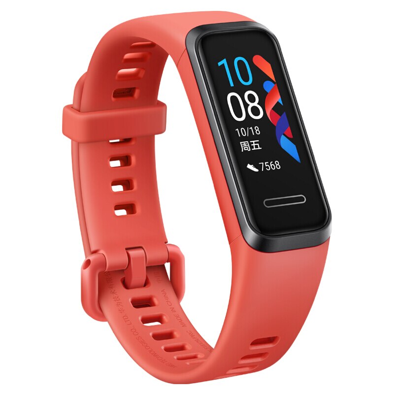 Huawei Band 4 Smart Mehrere Tracker Smart Uhr Herz Rate Sport Schlaf Gesundheit Monitor Neue Uhr Gesichter USB stecker Lade: Orange
