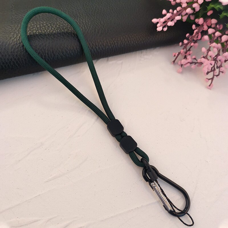 Cordón ajustable para teléfono móvil, cuerda corta tejida a mano, colgante para muñeca, funda universal antipérdida que combina con todo: 08