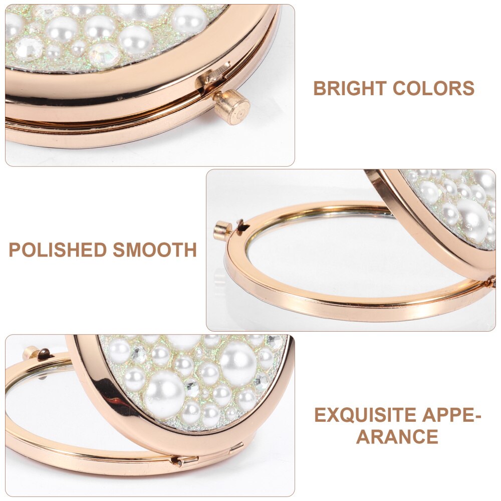 1pc Makeup Mirror Double Sided Mirror Compact Mirror Pocket Mirror