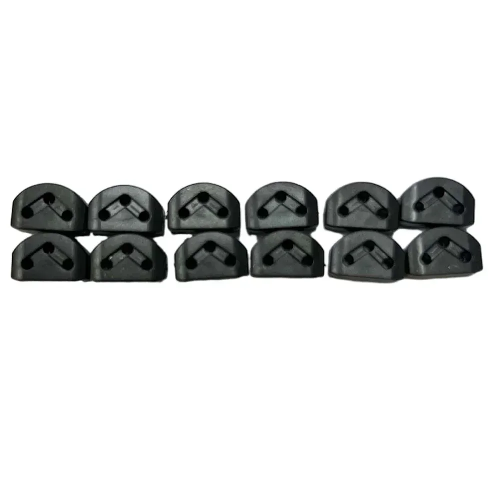 Guide de corde de retenue de cordes de guitare classique, 12 pièces, pièces pour guitare/ukulélé, accessoires d'instruments à cordes: Black