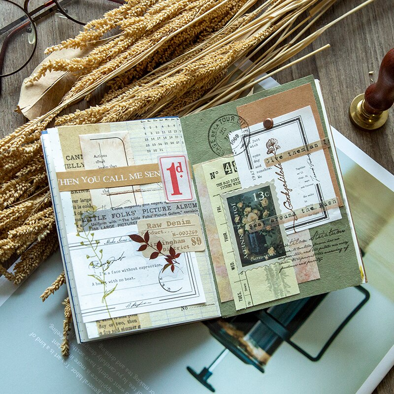 Vintage Writable Memo pad Special Paper Scrapbooking/Card Making/Journaling Project DIY Diary Vintage Decoration LOMO Cards