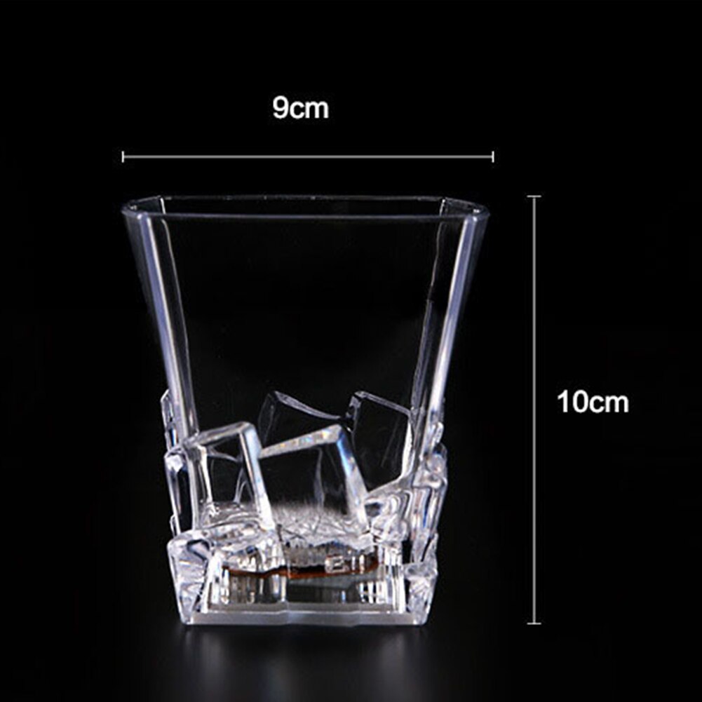 LED Automatische Blinkende Tasse, Sensor Licht hoch Becher Wein Bahre Glas Whiskey Schuss Trinken Glas Tasse für Weihnachten Party Bar Verein
