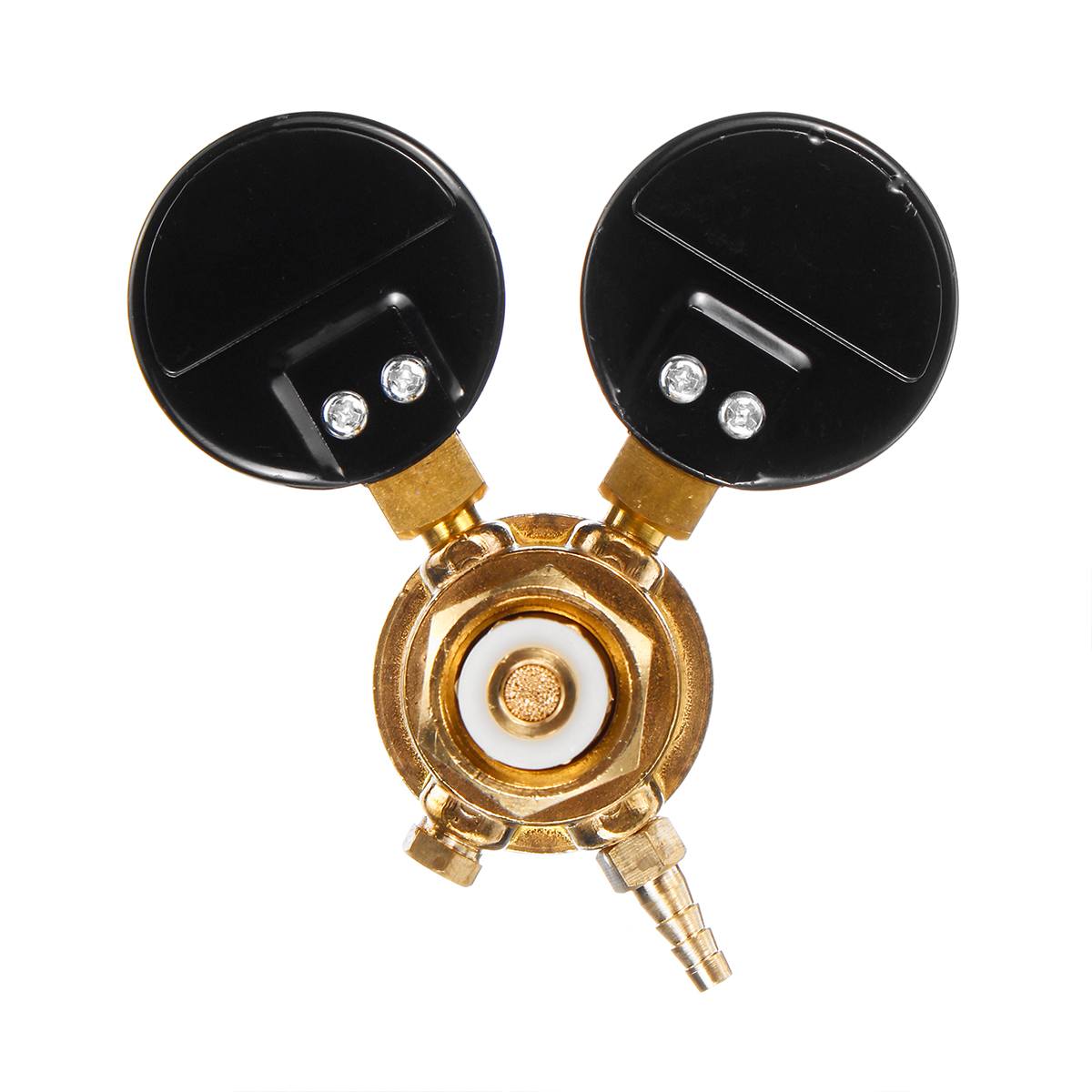 Dual Gauge Argon CO2 Gauges Pressure Reducer Mig Flow Meter Gas Control Valve Welding Regulator Argon Carbon Dioxide Regulator