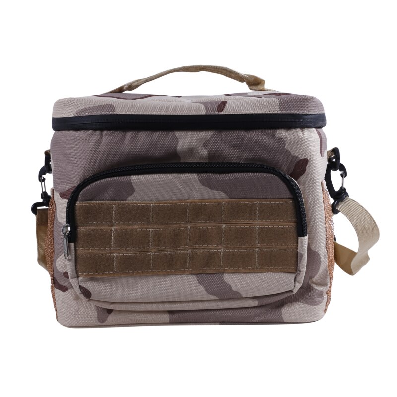 Thermal Bag Leakproof Beer Bottle Cooler Bag Large Insulated Fridge Portable Picnic Food Bag: Black