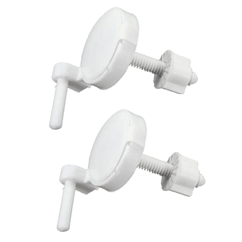 2 Pcs Diy Plastic Toiletbril Schroeven Bevestigingen Fit Toiletbrillen Scharnieren Reparatie Gereedschap Type & Size: 3 #4.6X4.6 Cm