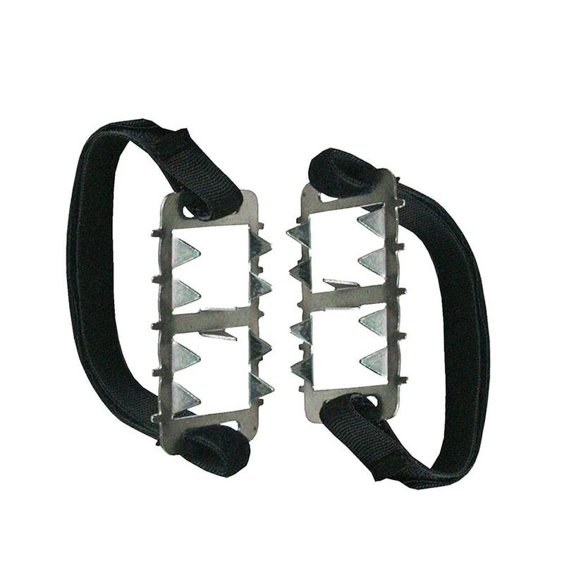 Ice Gripper Ice Climbing Spikes Grips 26 Teeth Camping Crampon Shoes Outdoor Anti Cleats Slip Cover Climbing Accessori E8U3