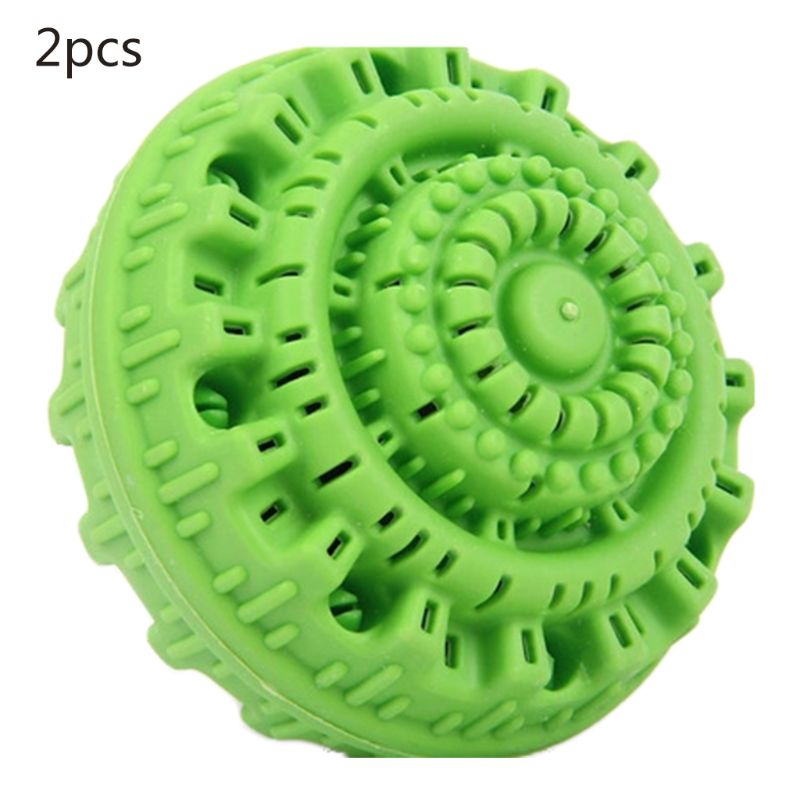 Potente bola de lavado de descontaminación para lavandería, Anti enrolladas, Anti pelo, reutilizable, M2EE: green