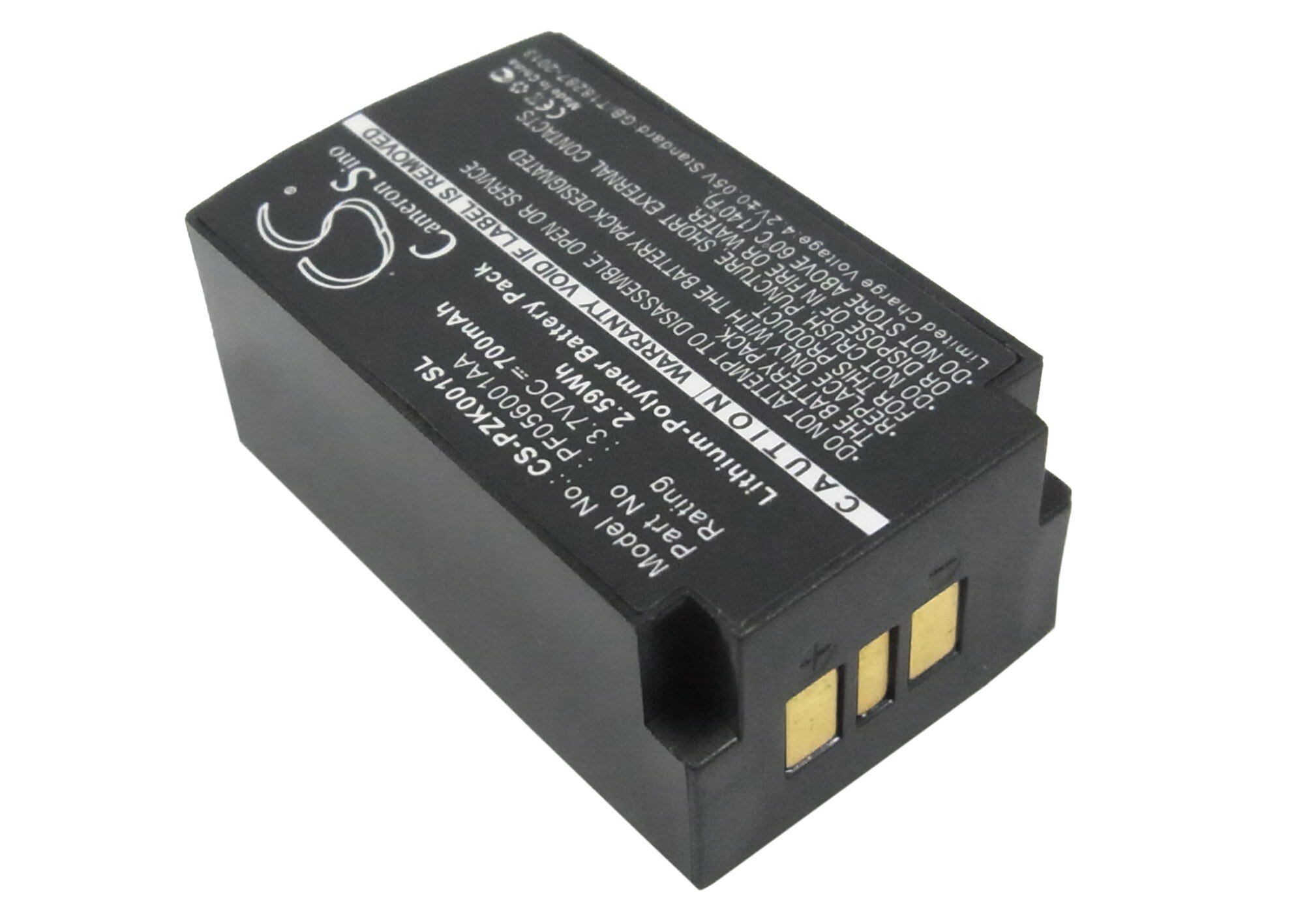 Ecouteurs numériques sans fil, batterie de remplacement, pour Parrot ZIK 700mAh, CS-PZK002SL