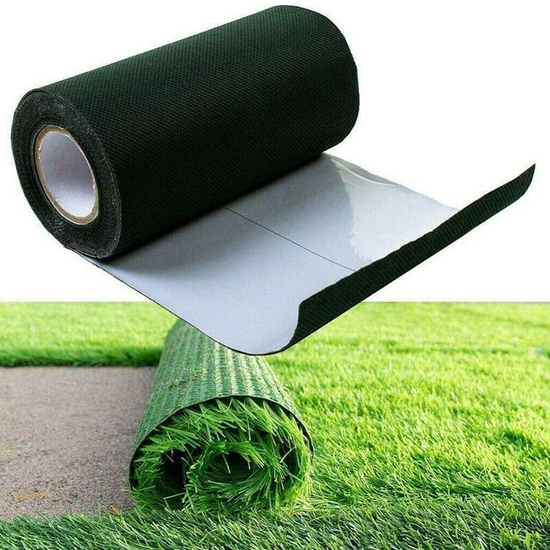 Zelfklevende Deelnemen Groene Tape Synthetische Gazon Gras Kunstgras Naden Tuin Decoratie PI669