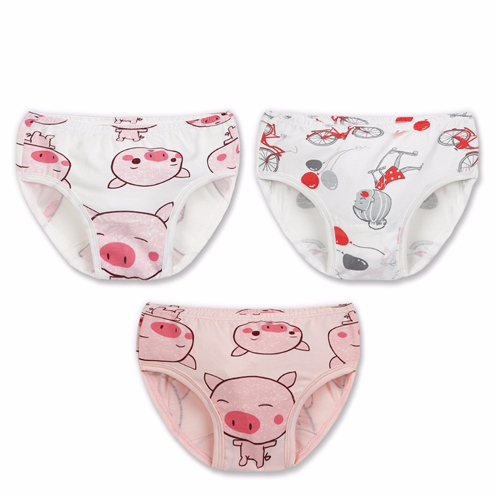 Children's underwear girl's briefs cute pig cartoon briefs cotton comfortable baby briefs Z478432