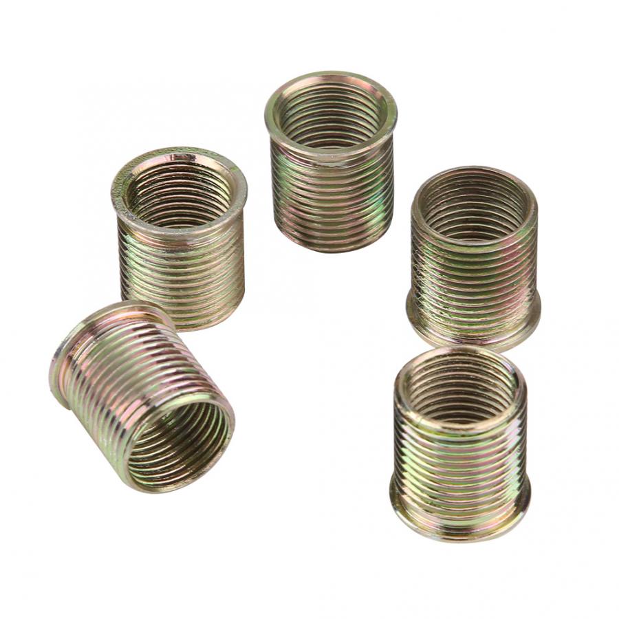 16Pcs 14mm x 1.25 Spark Plug Thread Repair Tool Kit Tap M16 With Portable Case