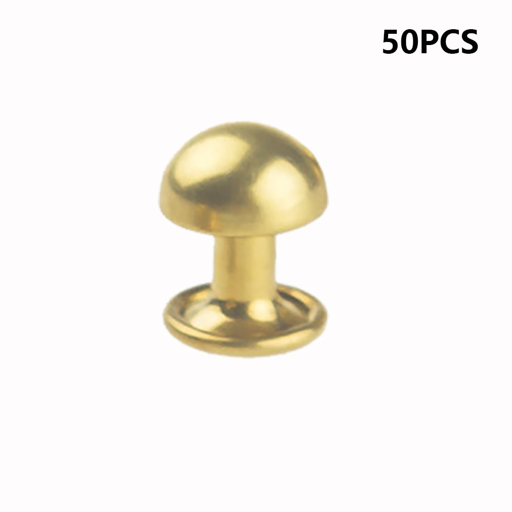 50 pcs Double Rivet Leathercraft Sewing Accessories DIY Leather Hanfcraft Tool Accessory: 3