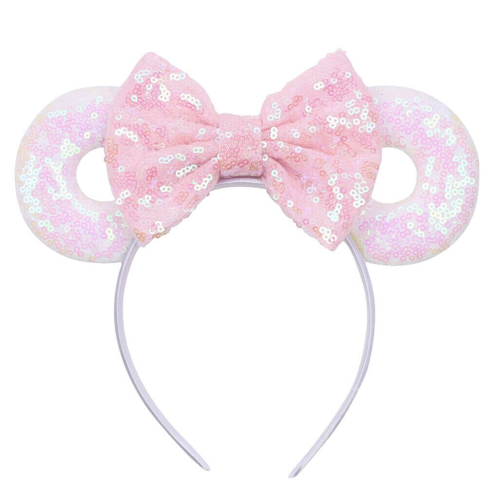 Meisje Kid Haar Hoepel Band Donut Muis Oren Boog Knoop Party Accessoires Hoofdband: 10