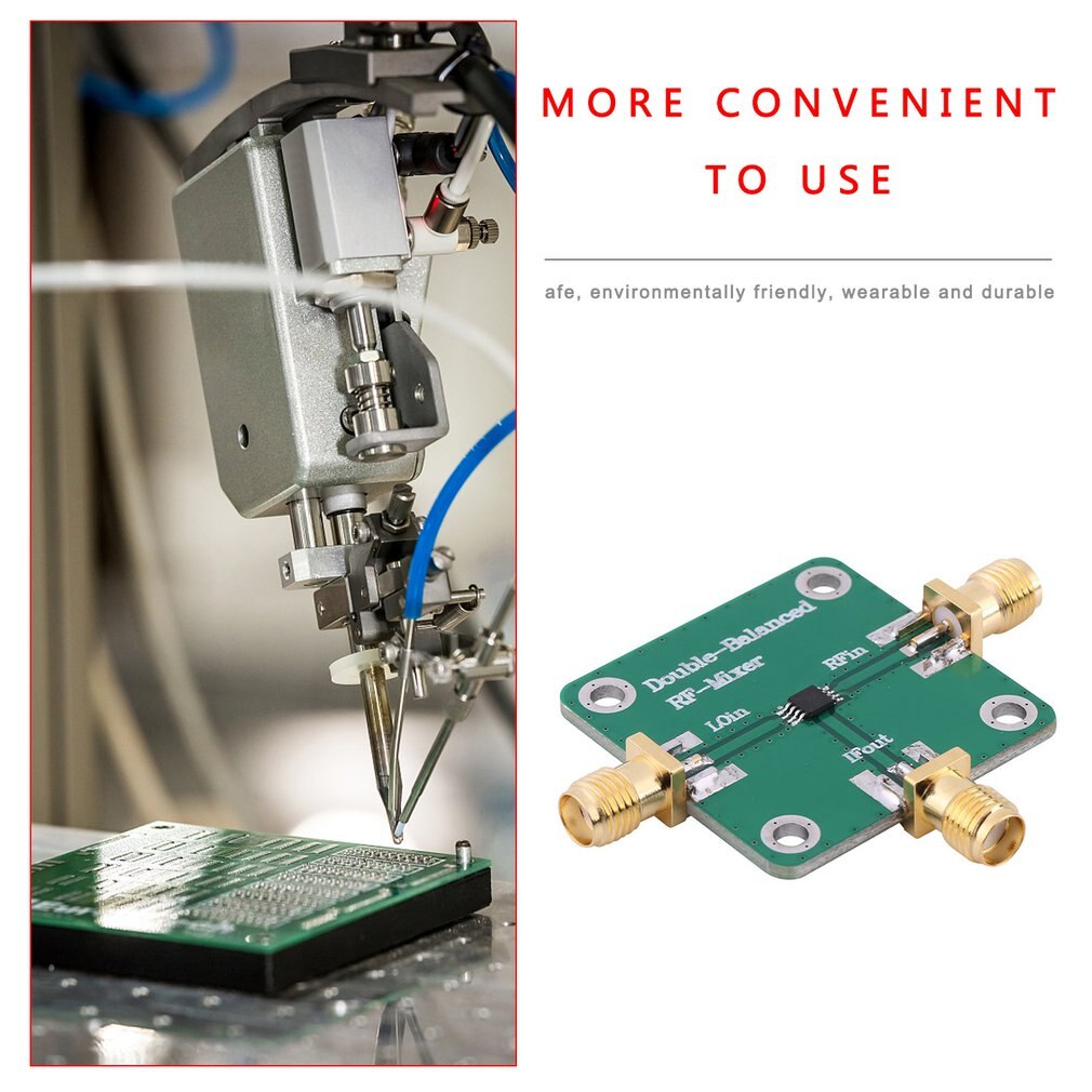 Microwave Radio Frequency RF Double Balance Mixer RFin=1.5-4.5GHz RFout=DC-1.5GHz LO=312 Standard SMA Female Connectors