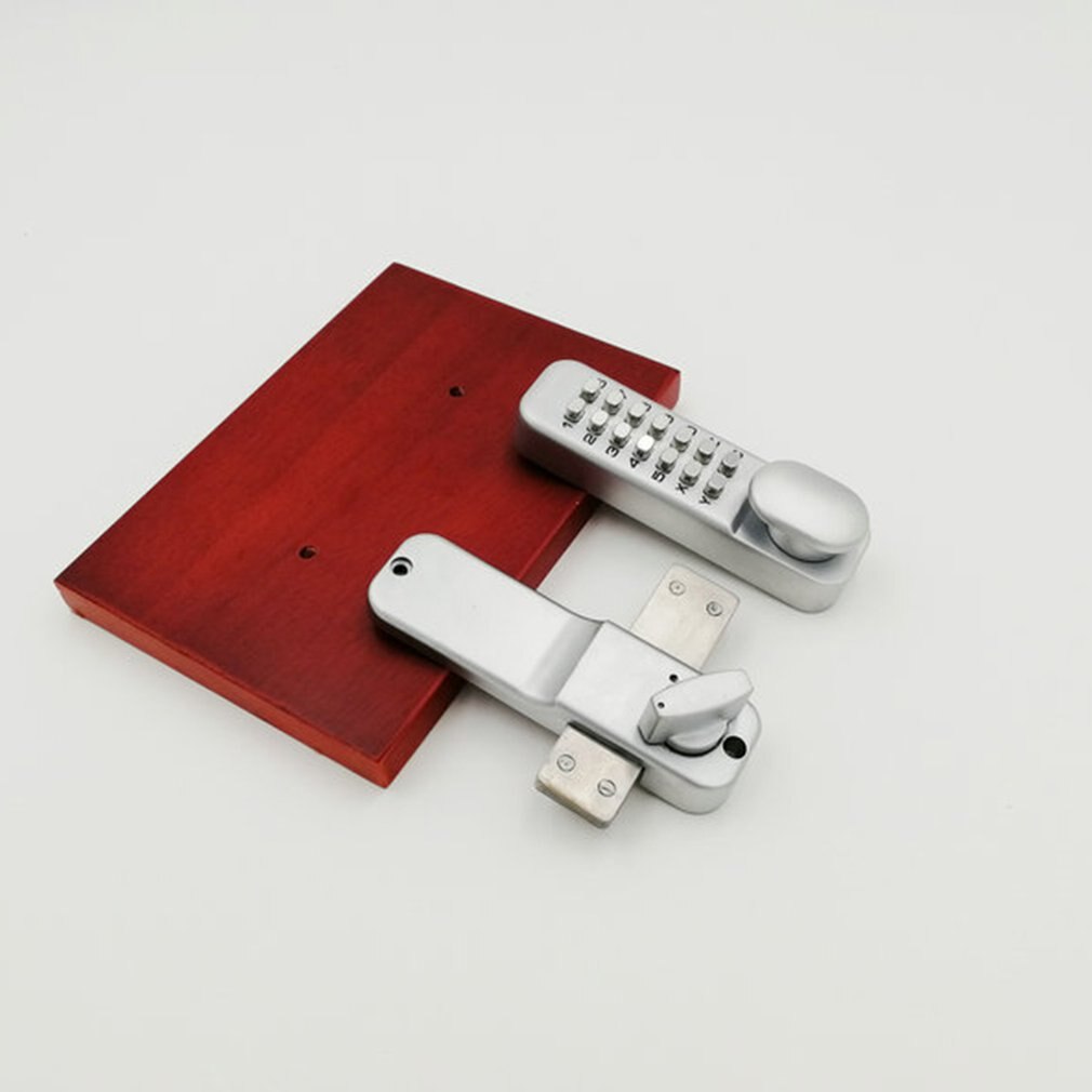 Universial OS25A first generation mechanical combination lock horizontal bolt lock silver Zinc alloy Courtyard door lock