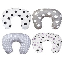 Newborn Baby Breastfeeding Pillow Cover U Shaped Lactation Waist Protection for Pregnant Women Pillowcase Nursing Cover 58x39cm