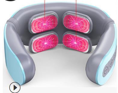 Zervikale Massagegerät fernbedienung nackenschutz vier-kopf intelligente elektrische Impuls schulter und hals Massagegerät: C