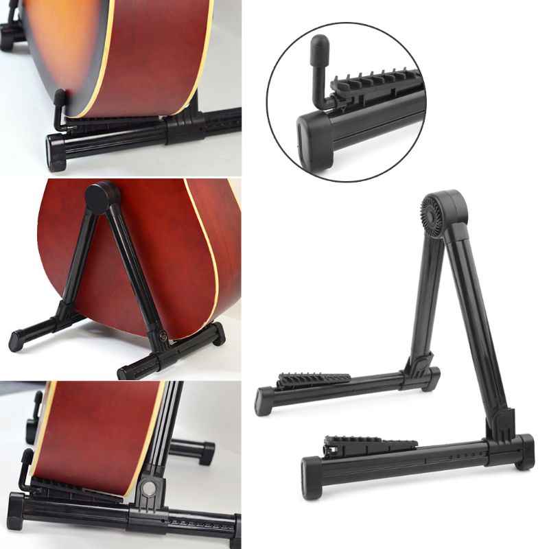 Soporte plegable Universal para guitarra acústica, bajo eléctrico, trípode portátil, novedad de