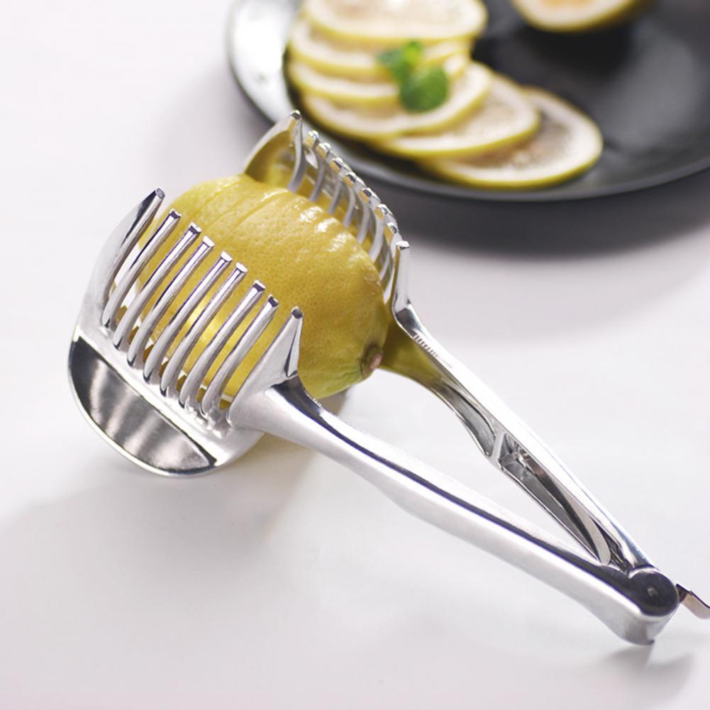 Zilver Kleur Uitstekende Fruit Citroen Cutter Levert Praktische Tomaat Snijmachine Food Grade Voor Huishoudelijke