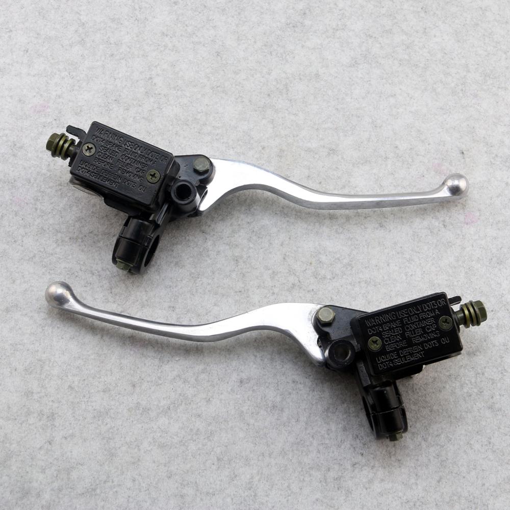 Vasen oikea moottoripyörä jarru kytkin pumppu vipu hydraulinen pääsylinteri tarvikkeet yamaha majesty cruiser  t2 t3 t5 t8 moottorille: Kromi vasen oikea