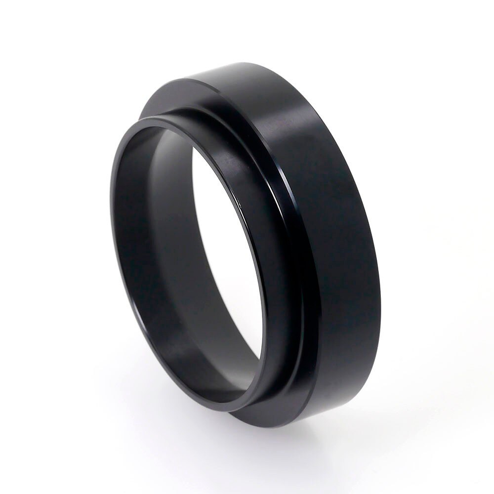 51mm 54mm 58mm Krups Aluminum Dosing Ring With Magnet For Brewing Bowls Coffee Tampering Espresso Barista Tool: Black / 54MM