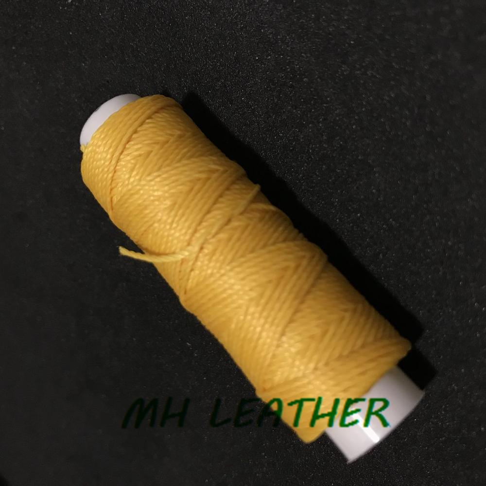 SJ065 0.65mm 20m Long Round Waxed Thread for Leather Craft DIY: 041
