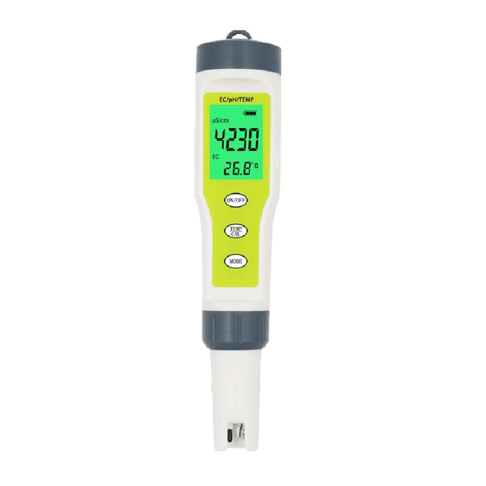 PH Tester Pen Water Monitor Measurement Analysis Soil Acidity Test 4 in 1 Digital PH TDS EC Temperature Meter: D