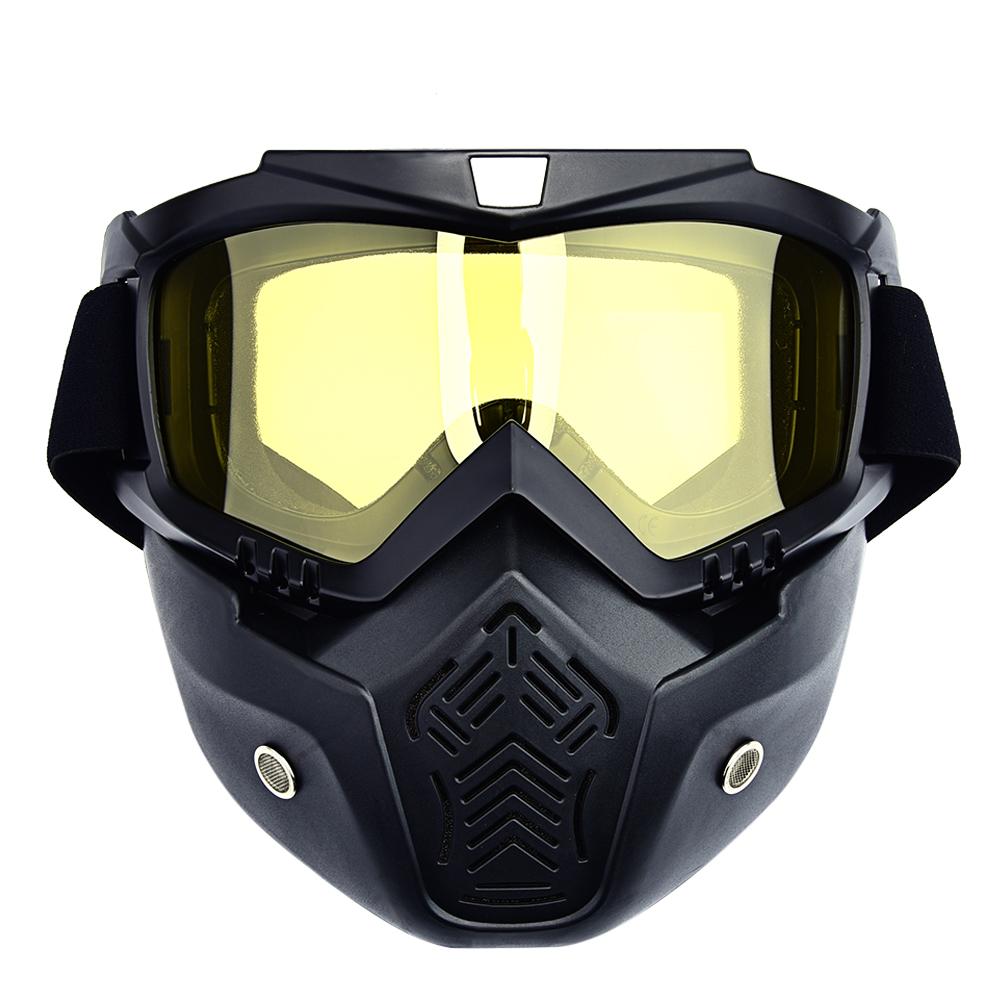 Skibriller mænd kvinder snowboard briller briller 3 lag højkvalitets svamp beskyttelse sne ski briller anti-dug maske: 5