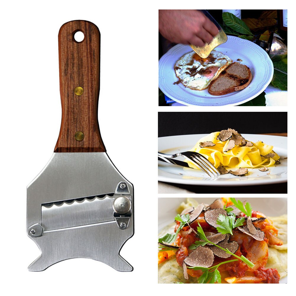 Multi-purpose Truffle Slicer Stainless Steel Chocolate Truffle Shaver Knife Truffle Slicer Grater Cutter Metal Shaver Kitchen