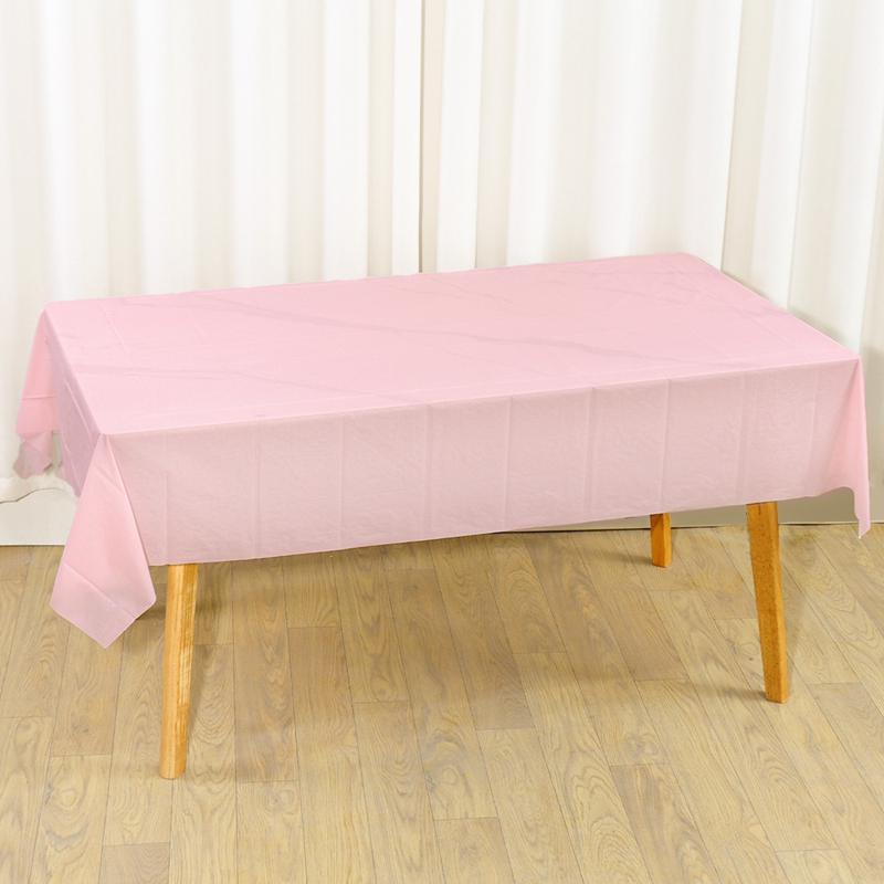 Mantel de plástico desechable de varios colores, cubierta de mesa rectangular de 137 × 183cm para decoración de fiestas, eventos, bodas y cumpleaños, 1/5 Uds.