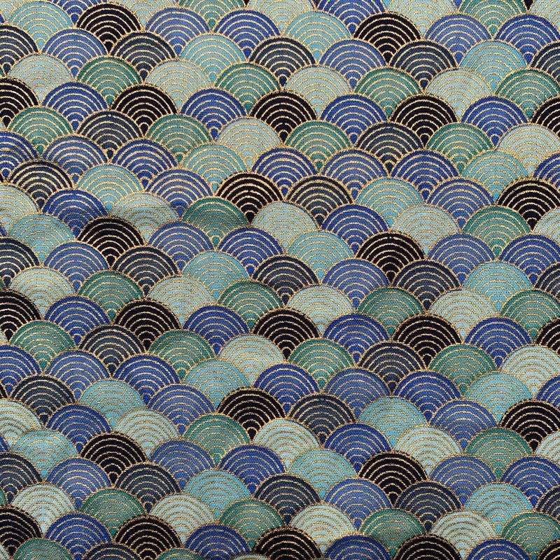 150 x 100cm fiskeskæl print bronzing bomuldsstof stof syning quiltning stof til patchwork håndarbejde diy håndlavet materiale