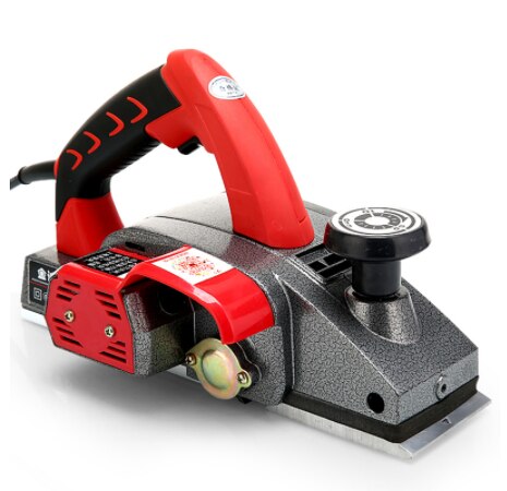 Electric Planer Carpentry Tools Flip-mounted Planer Woodworking Multi-function Hand Planing Machine Household Tools M1B-KN-82: Aluminum body