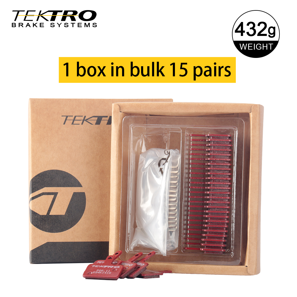 Pastillas de freno de disco Tektro MTB, pastillas de freno de disco hidráulicas de resina metálica, pieza de repuesto para freno de bicicleta de montaña para Shimano B01S