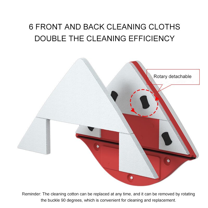 Double Side Glass Cleaning Brush Magnetic Window Cleaner Magnets Household Wiper Cleaning Tools for Washing Window