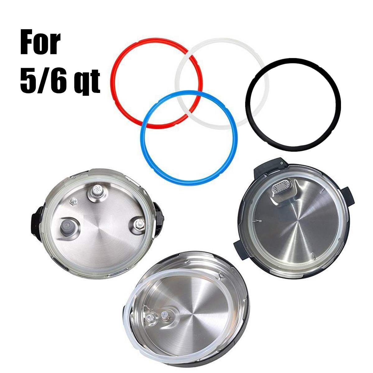 24cm Practial Pressure Cookers Silicone Rubber Gasket Sealing Ring Pressure Cooker Seal Ring Kitchen Cooking Tools random color