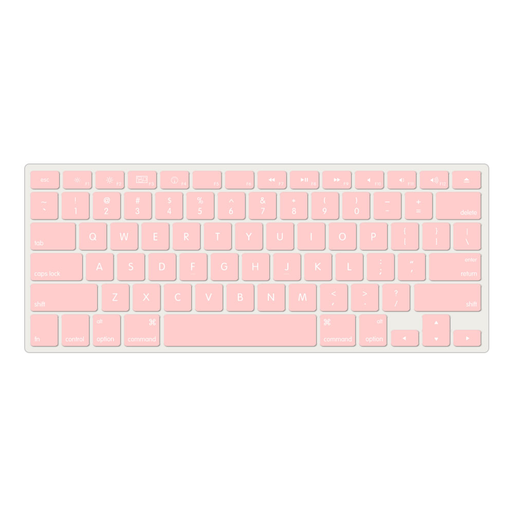 Cubierta para teclado Air 13, Protector de silicona impermeable, para Macbook Air M1, 13, , A2337, A2179: Cream Pink
