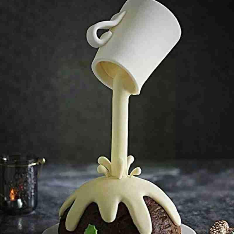Support de gâteau à Structure Anti-gravité, produit, Kit d&#39;anniversaire, Support de gâteau suspendu de mariage, décoration de versement à faire soi-même