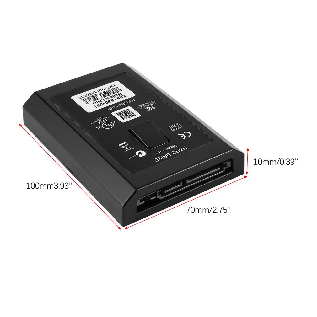 Disco Duro de consola de juegos de 320G para xbox 360, disco duro Delgado