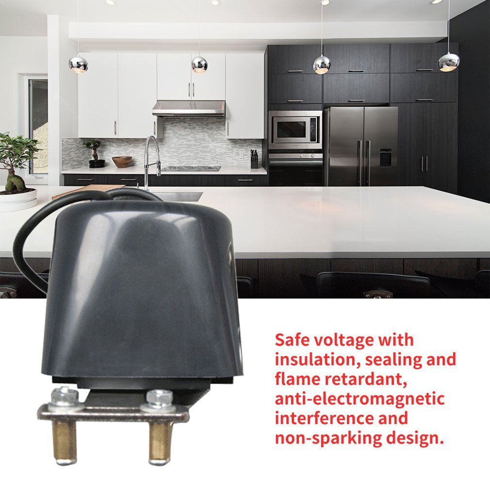 Automatic Manipulator Shut Off Valve For Alarm Shutoff Gas Water Pipeline Security Device For Kitchen & Bathroom DC8V-DC16V