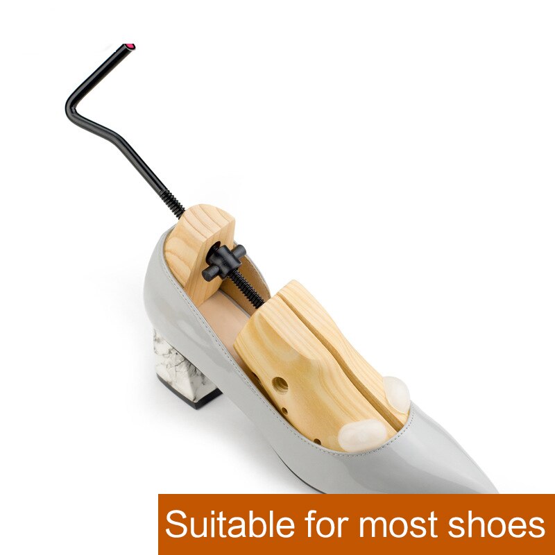 1 Piece Wood Wooden Shoe Trees Adjustable Shape For Women And Men Shoes Tree Shoe Stretchers Pumps Boots Expander