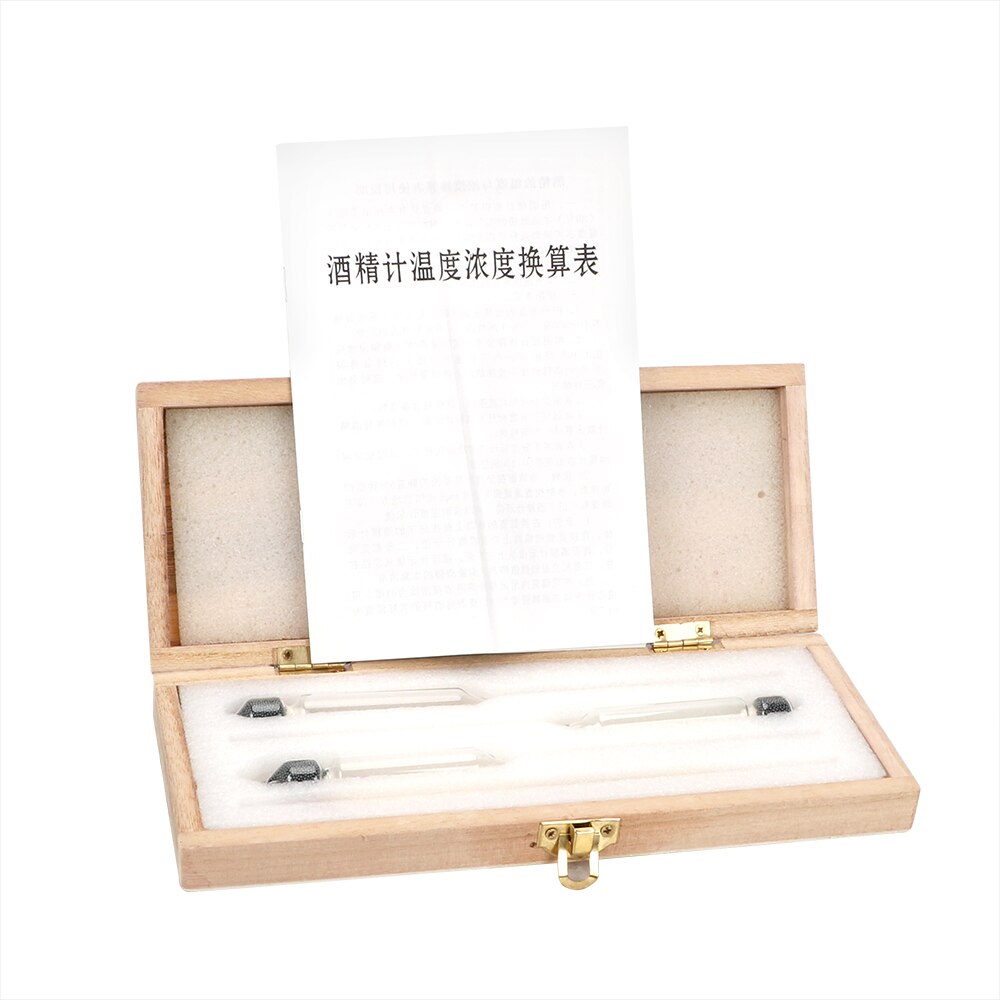 4 piece/set for Wine Alcohol 0-100% Alcoholometers Concentration Meter Breathalyzer Alcohol Tester