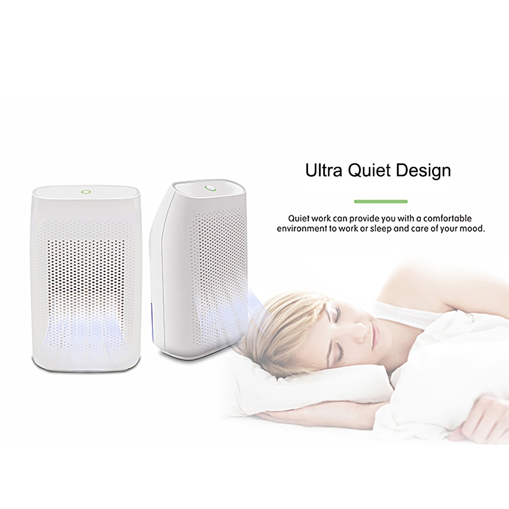Ultra Quiet Moisture Absorbing Air Dryer for Wardrobe Home Use Electric Mini Semiconductor Dehumidifier with 700ML Water Tank