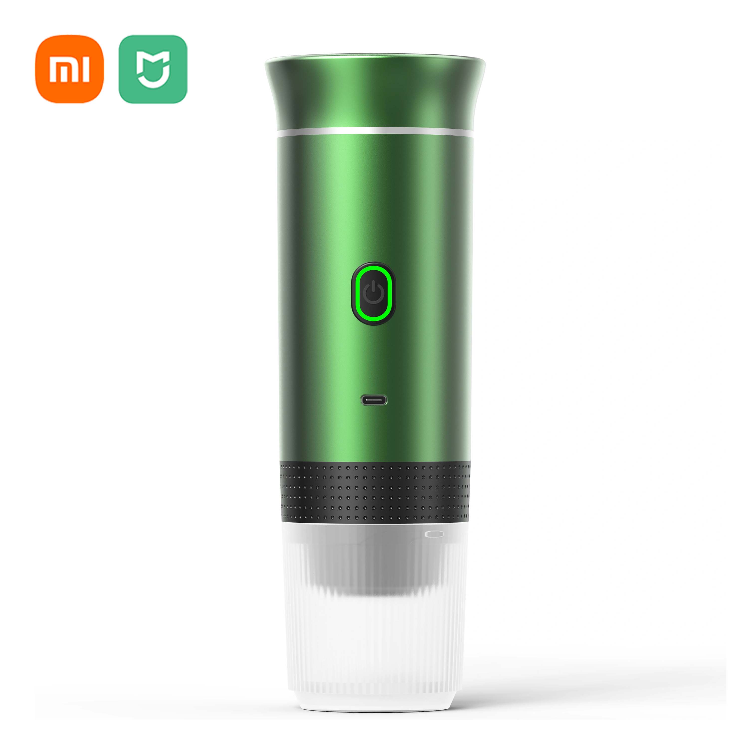 XIAOMI Elektrische Kaffeemaschine, kabellos, Typ C, wiederaufladbar, 3-in-1, tragbare Kaffeemaschinen, mehrere Modi, für Haushalt, Reisen: Weiß