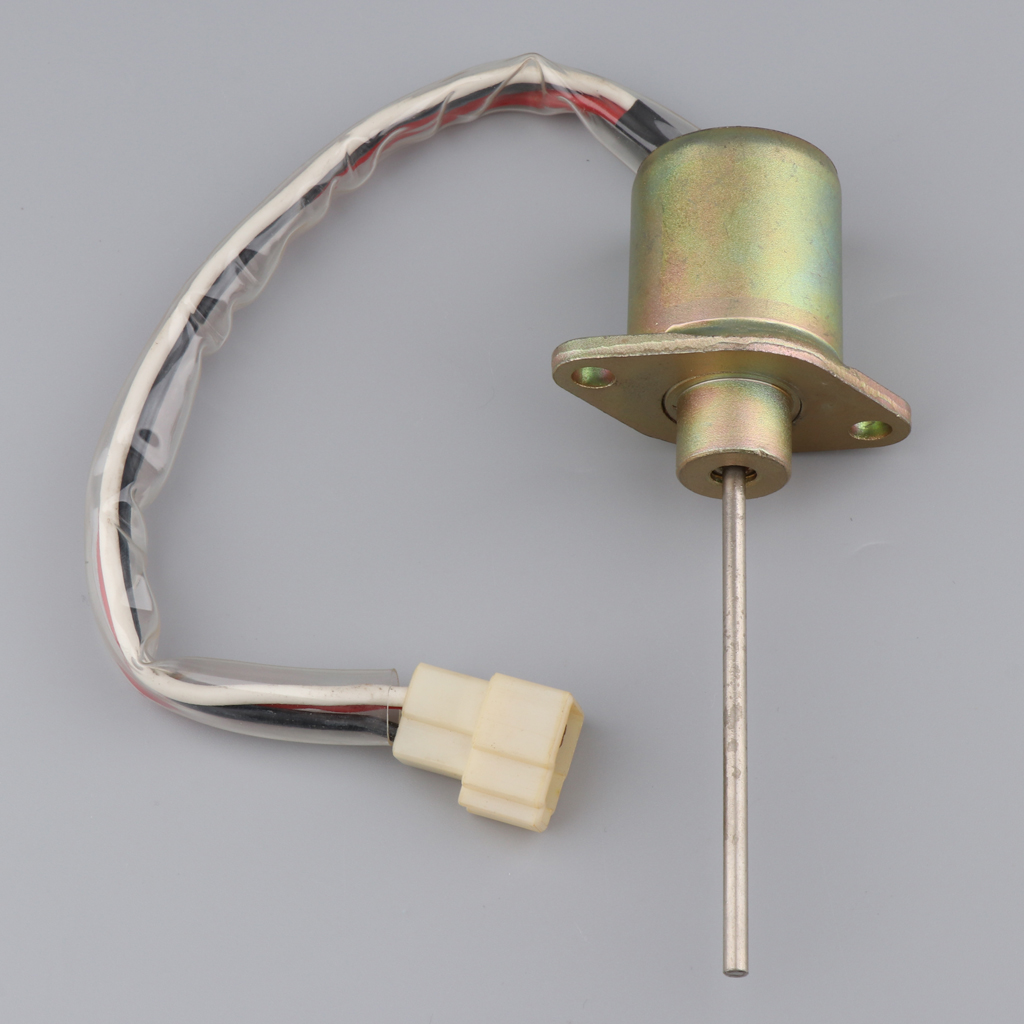 Easy to Install Fuel Stop Shut Off Solenoid SA-4310-12 for Woodward Engine (Cable Length: 27.5cm / 10.83 inch)