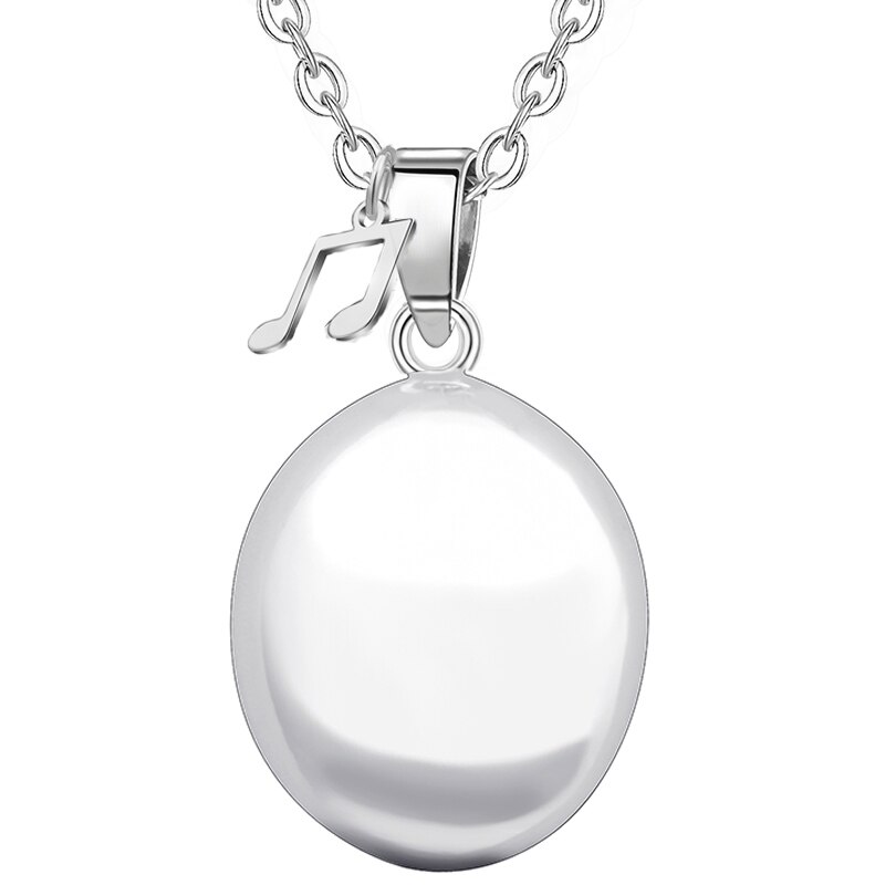 Eudora Gravidanza bola 20 mm armonia bola Pendente Della Collana Della sfera con mini di Musica Dei Monili di fascino per la donna gravidanza nuovo mamma regalo: N14nb295