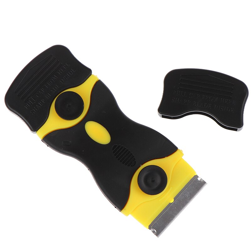 1pc Plastic Handle Razor Scraper Ceramic Glass Oven Window Tinting Tool