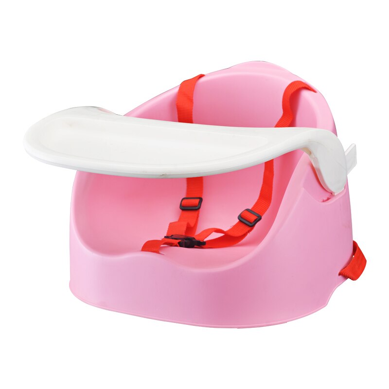 Opvouwbare Draagbare Verstelbare Baby Kids Booster Stoelen Kinderstoel Hoge Stoelen Diner Stoelen Voeden Stoelen Voor 6 M-36 M baby: pink