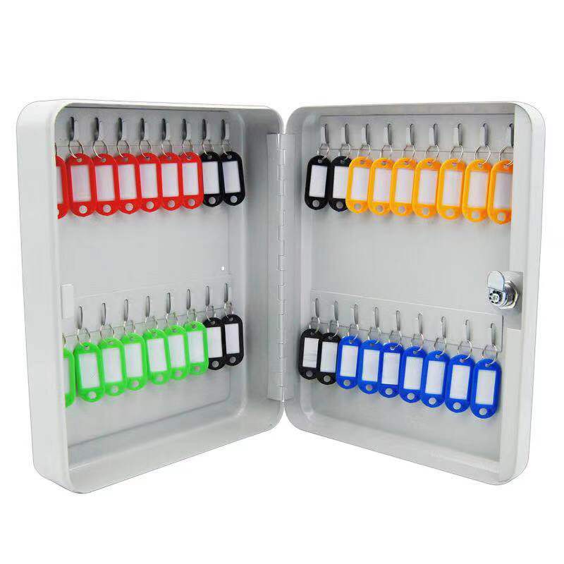 Steel Security Key Storage Holder Cabinet Valet Lock Box 20/36/48 Key Positions Safe Box Keychain Organizer: 36 key